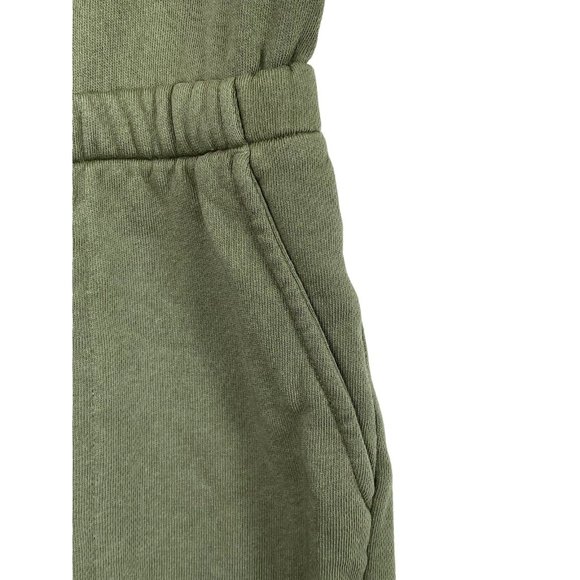 SOMETHING NAVY Olive Green Ruffle Sleeve Henley Jumpsuit‎ Size XXS - Picture 9 of 10